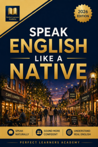 English speaking fluency book cover – Speak English Like a Native for real conversations and natural communication